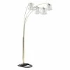 Brand new ???? Standard Ore International 6966G Polished Brass Floor Lamp With Crystal-Like Shade ????