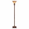 Promo ✔️ 3-Way Ore International K-4171FTR Resemble Wood Torchiere Lamp ⌛