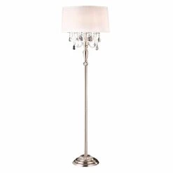 Best Sale β Standard ORE International 62 In. Crystal Silver Floor Lamp ????