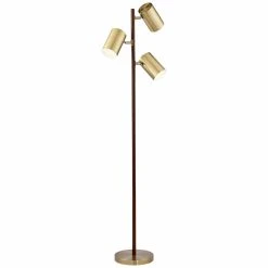 Budget ???? Standard Pacific Coast Lighting 3 Light Solid Wood Floor Lamp ????
