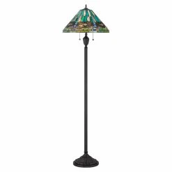 Discount ???? Standard Quoizel King TF1508FVB Tiffany Floor Lamp ????