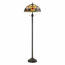 Best deal ???? Pull Chain Quoizel Violets Floor Lamp ????