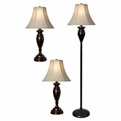 Best Sale ???? Standard StyleCraft Dunbrook 3 Piece Table And Floor Lamp Set ????