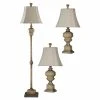 Flash Sale ???? Standard StyleCraft Florentine 3 Piece Table And Floor Lamp Set ????