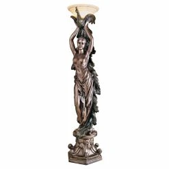 Promo ???? Standard Design Toscano The Peacock Goddess Torchiere Floor Lamp ????