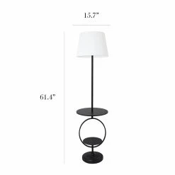 Promo ???? Socket Elegant Designs Bedside Nightstand End Table Dual Shelf Decorative Floor Lamp ???? 11 Promo ???? Socket Elegant Designs Bedside Nightstand End Table Dual Shelf Decorative Floor Lamp ???? -Adesso Sales Store scaleALLT306