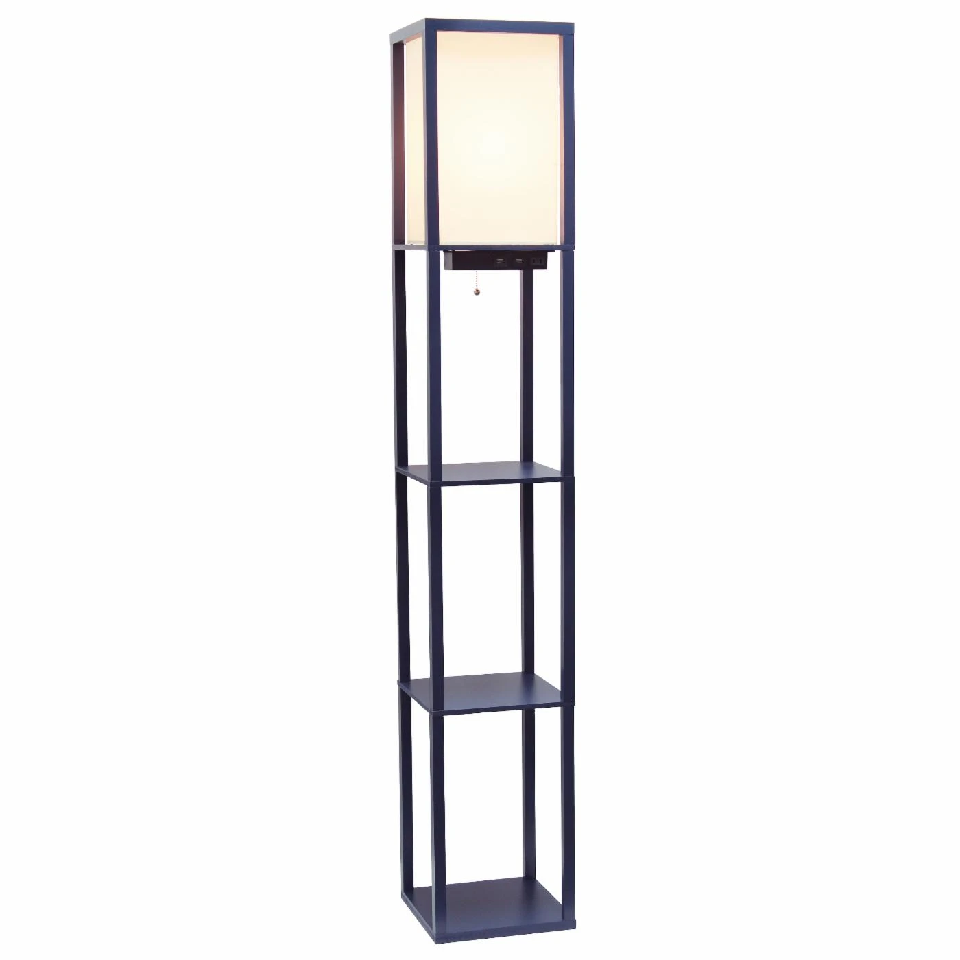 Cheap ???? Pull Chain Simple Designs Etagere Floor Lamp With Charging Station ???? 5 Cheap ???? Pull Chain Simple Designs Etagere Floor Lamp With Charging Station ???? - Image 5