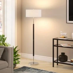 Best Sale ⌛ Hudson & Canal Standard Hudson & Canal Simone Floor Lamp ???? -Adesso Sales Store scaleHUDO115