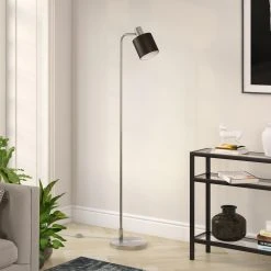 Outlet ???? Hudson & Canal Arc Hudson & Canal Thew Floor Lamp ❤️ -Adesso Sales Store scaleHUDO116