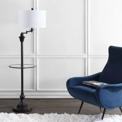 Buy ✨ Lamp Tables JONATHAN Y JYL Cora LED Side Table Floor Lamp ???? -Adesso Sales Store scaleJONA013